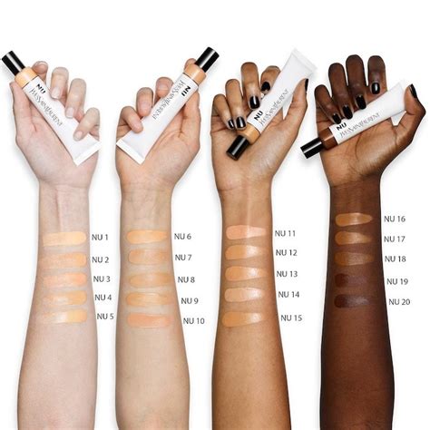 ysl nu bare look tint swatches|ysl nu dewy mist.